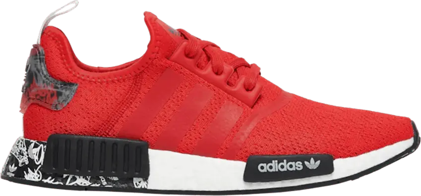  Adidas NMD_R1 &#039;Graffiti - Red&#039;