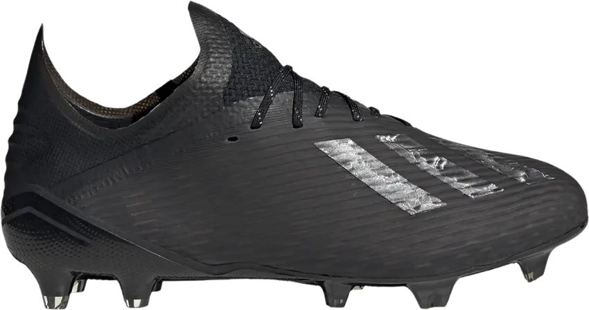  Adidas X 19.1 FG &#039;Black Silver Metallic&#039;