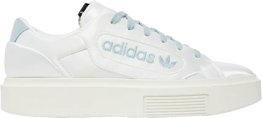 Adidas Wmns Sleek Super &#039;Cloud White Silver&#039;&#039;
