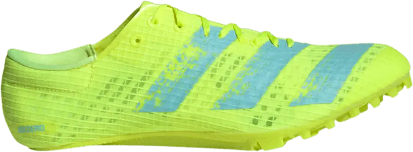 Adidas Adizero Finesse Spikes &#039;Solar Yellow Aqua&#039;