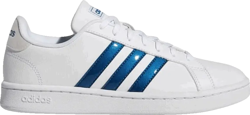 Adidas Wmns Grand Court &#039;White Marine Blue&#039;