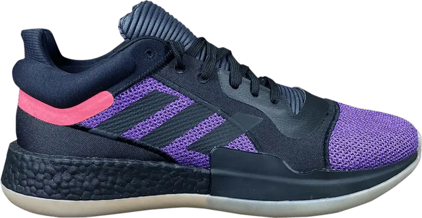  Adidas Marquee Boost Low &#039;Black Purple&#039;