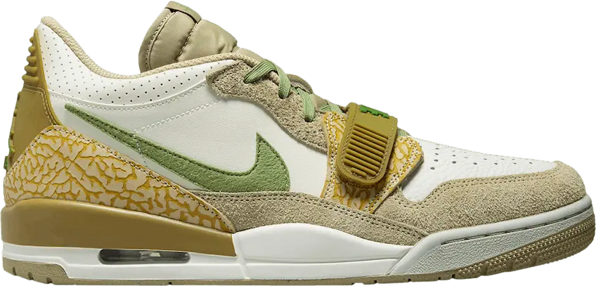 Jordan Legacy 312 Low Golden Moss Alligator