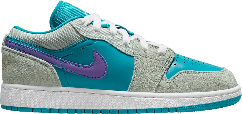  Air Jordan 1 Low SE GS &#039;Aquatone Concord&#039;