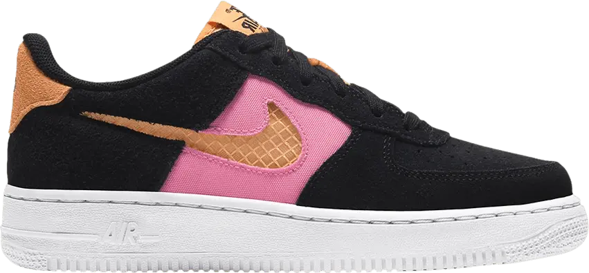  Nike Air Force 1 Low GS &#039;Black Lotus Pink&#039;