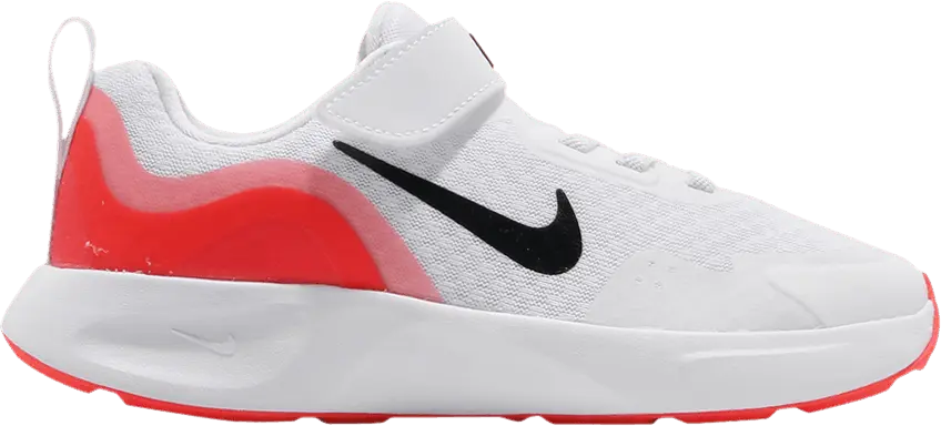  Nike Wearallday PS &#039;White Flash Crimson&#039;