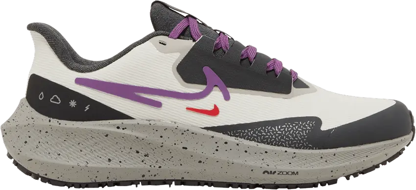  Nike Wmns Air Zoom Pegasus 39 Shield &#039;Light Bone Vivid Purple&#039;