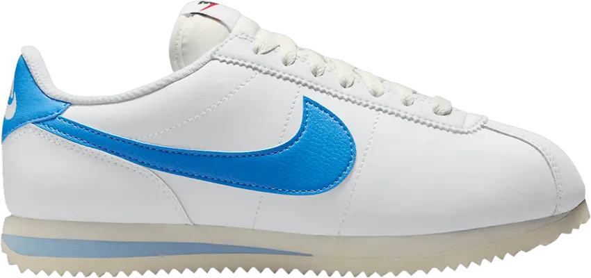  Nike Cortez White University Blue Sail (Women&#039;s)