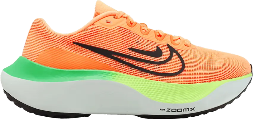  Nike Zoom Fly 5 Total Orange Ghost Green (Women&#039;s)
