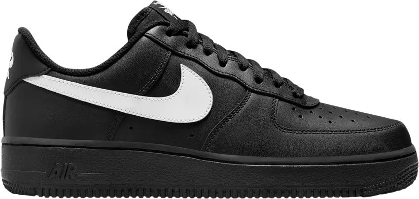  Nike Air Force 1 Low &#039;07 Black White (2023)