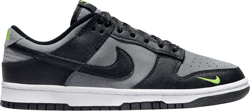  Nike Dunk Low &#039;Black Grey Green Strike&#039;