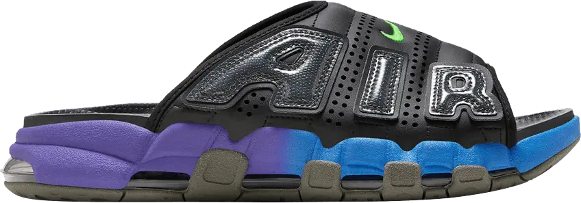 Nike Air More Uptempo Slide Blue Purple Gradient