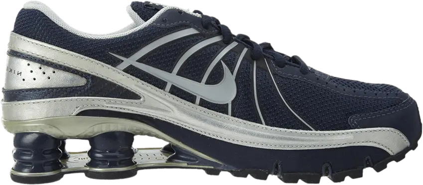  Nike Shox Turbo+ 7 &#039;Midnight Navy Metallic Silver&#039;