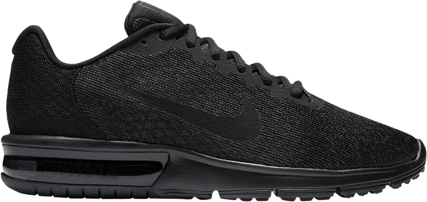  Nike Air Max Sequent 2 &#039;Triple Black&#039;