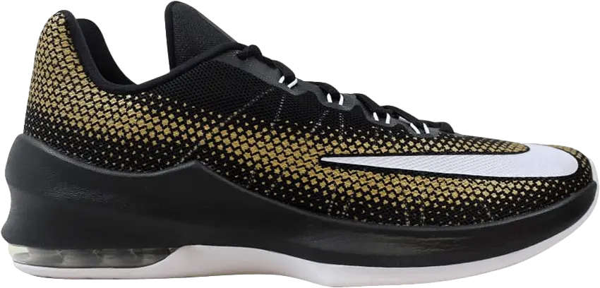  Nike Air Max Infuriate Low &#039;Black White Gold&#039;