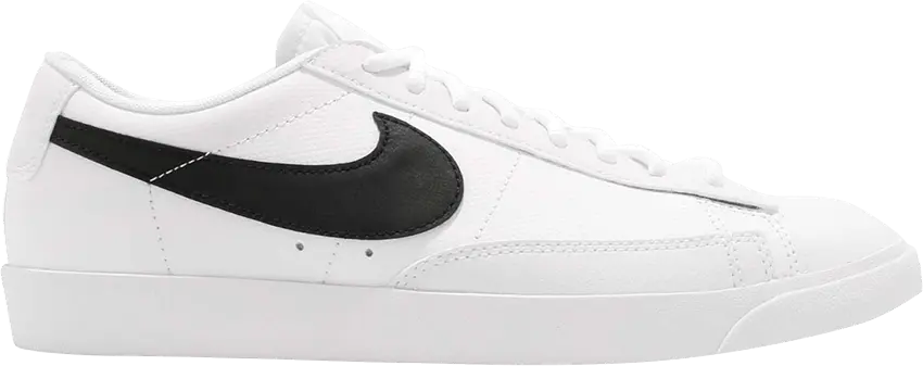  Nike Blazer Low Leather &#039;White Black&#039;