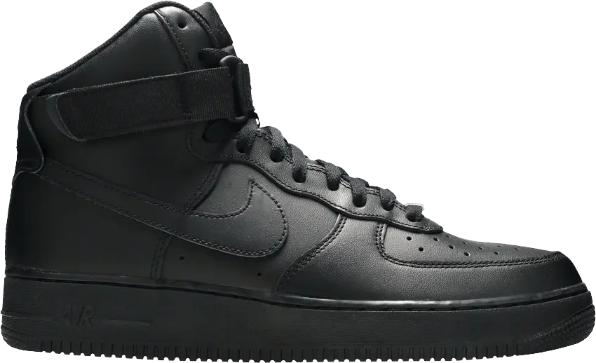  Nike Air Force 1 High 07 Triple Black