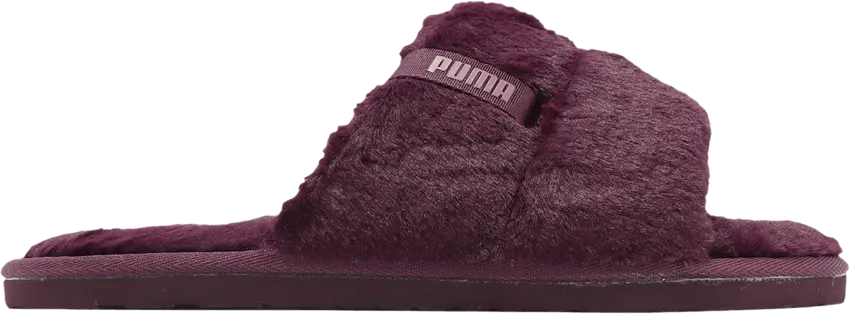 Puma Wmns Fluff Solo Slippers &#039;Aubergine Dusty Orchid&#039;