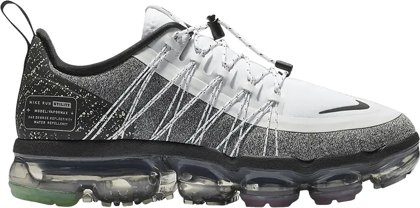  Nike Air VaporMax Run Utility White Black (Women&#039;s)