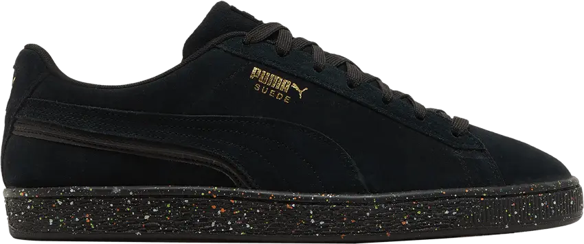 Puma Suede Triplex Mono &#039;Black Paint Splatter&#039;