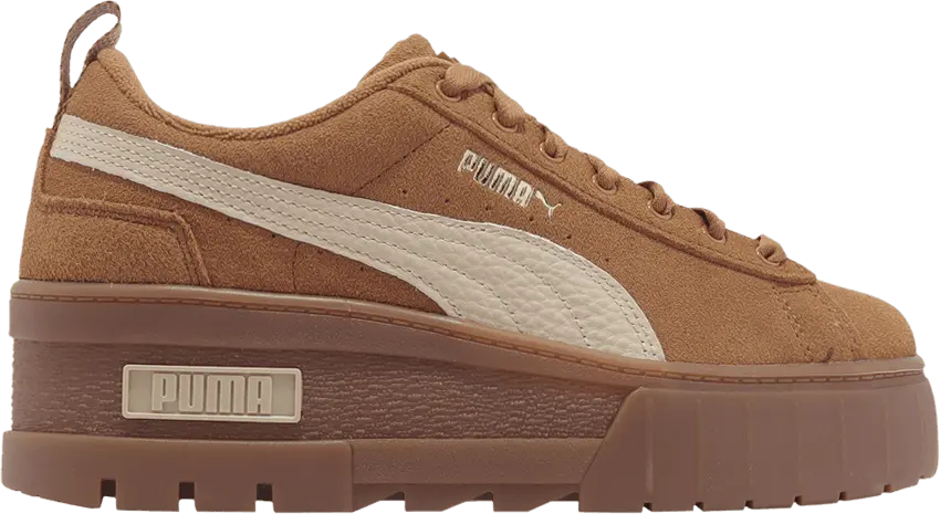  Puma Wmns Mayze Wedge Suede &#039;Desert Tan&#039;