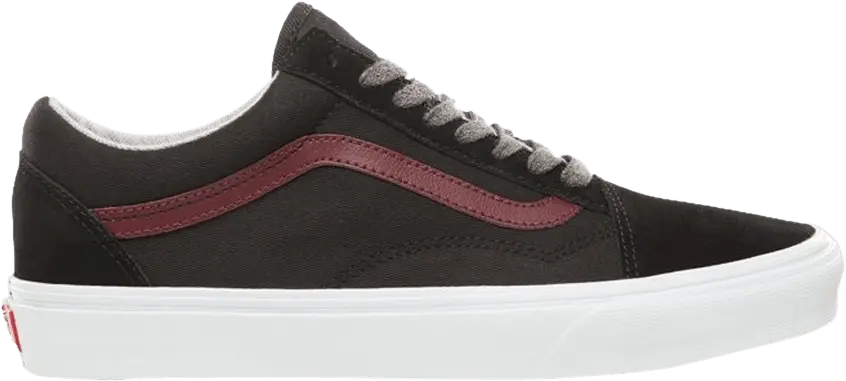  Vans Old Skool &#039;Jersey Lace Black Port Royale&#039;