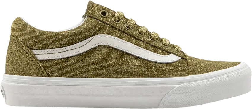  Vans Old Skool &#039;Lurex Glitter - Gold&#039;