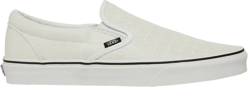  Vans Ghostly x Classic Slip-On &#039;True White&#039;