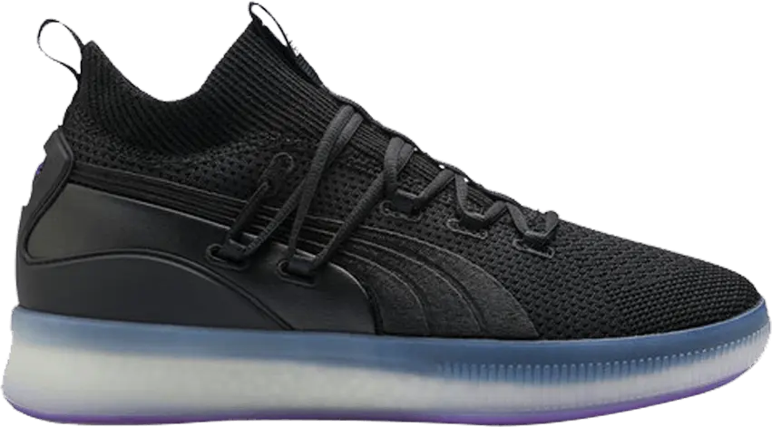  Puma Clyde Court Disrupt Black Electric Purple