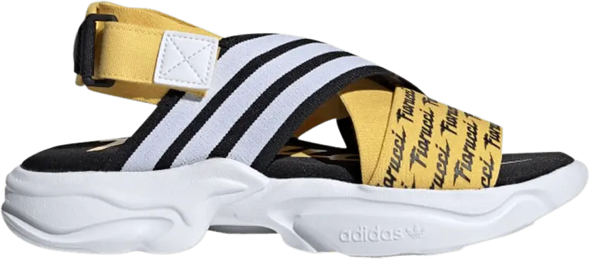  Adidas Fiorucci x Wmns Magmur Sandal &#039;Core Yellow&#039;