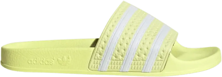 Adidas Wmns Adilette Slides &#039;Yellow Tint&#039;
