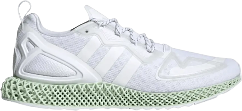  Adidas ZX 2K 4D &#039;Triple White&#039; Sample