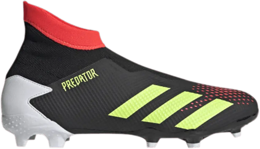  Adidas Predator Mutator 20.3 Laceless FG &#039;Black Signal Green Pop&#039;