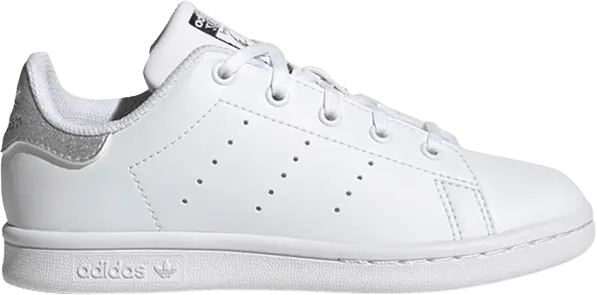  Adidas Stan Smith Infant &#039;Glitter Heel Patch&#039;