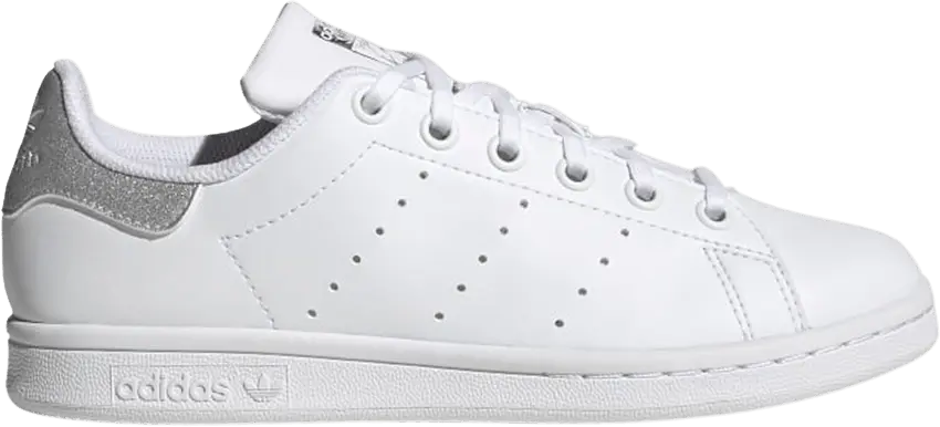  Adidas Stan Smith J &#039;Glitter Heel Patch&#039;