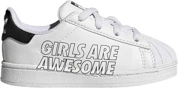  Adidas Girls Are Awesome x Superstar Infant &#039;Wordmark&#039;