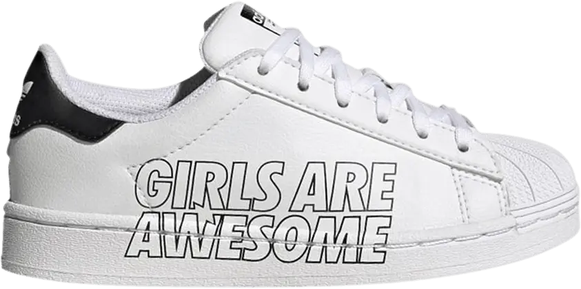  Adidas Girls Are Awesome x Superstar Little Kid &#039;Wordmark&#039;