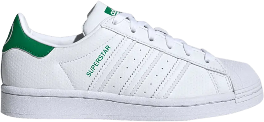  Adidas adidas Superstar White Green (GS)