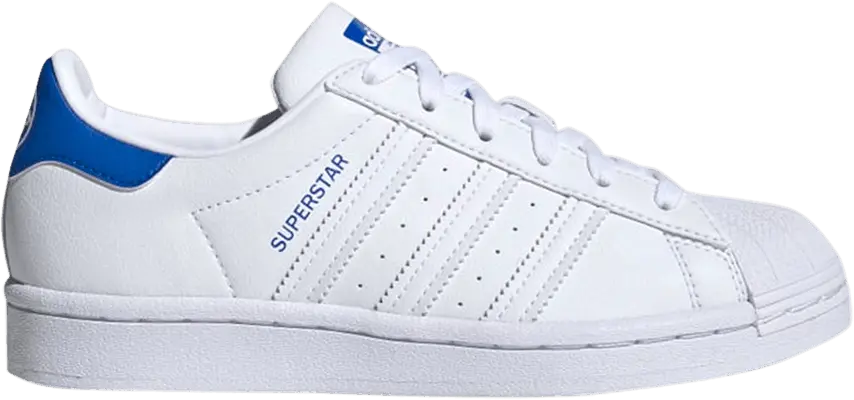  Adidas Superstar J &#039;White Blue&#039;