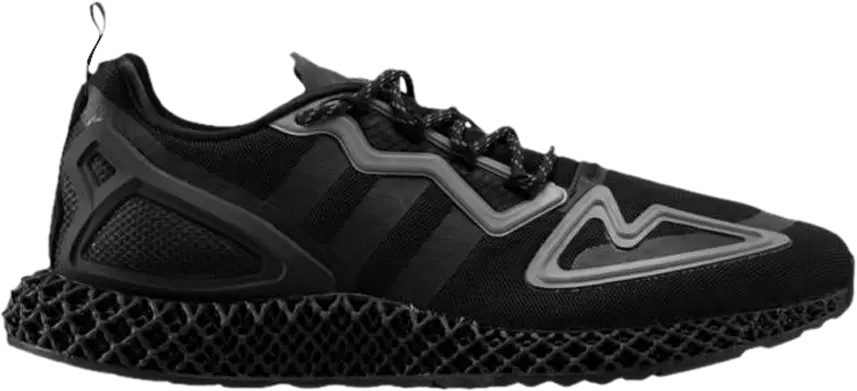  Adidas ZX 2K 4D &#039;Triple Black&#039; Sample