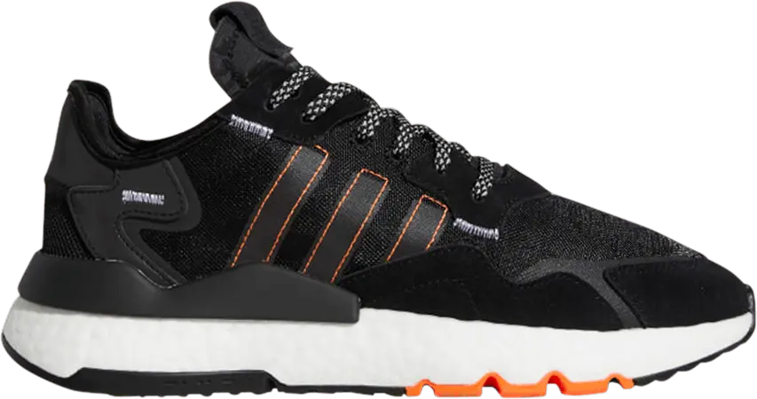  Adidas Nite Jogger &#039;Black Solar Orange&#039;