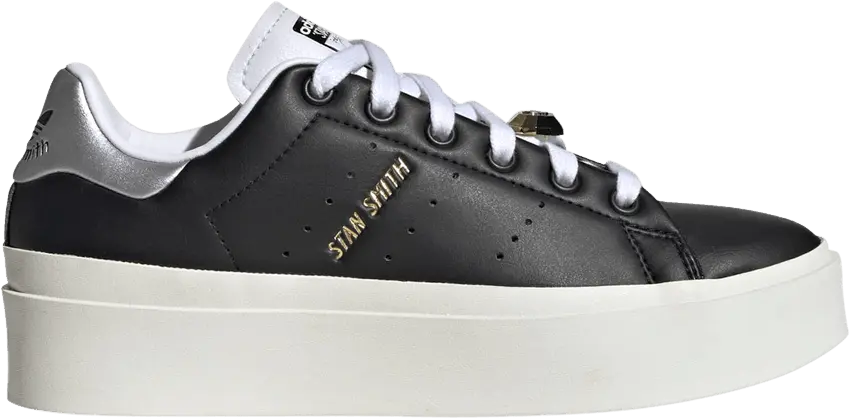  Adidas Stan Smith Bonega Black Silver (Women&#039;s)