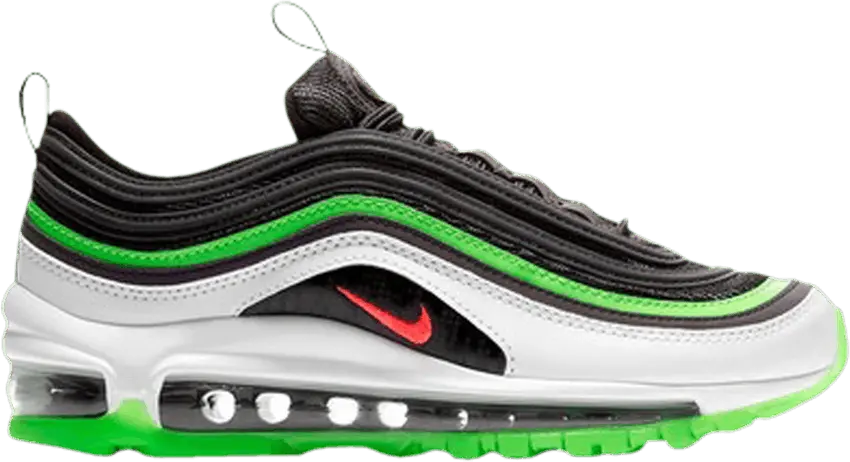  Nike Air Max 97 GS &#039;Black Green&#039;