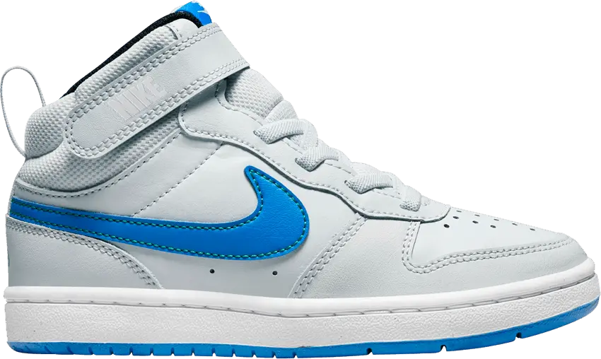 Nike Court Borough Mid 2 PS &#039;Pure Platinum Photo Blue&#039;