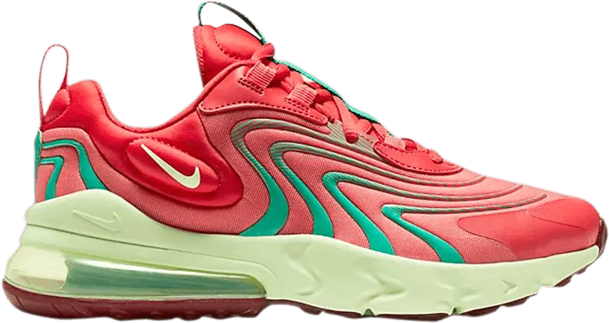  Nike Air Max 270 React ENG GS &#039;Track Red Neptune Green&#039;