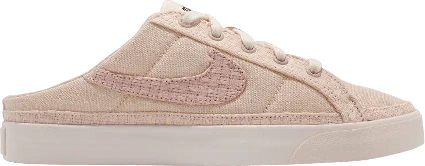 Nike Wmns Court Legacy Mule &#039;Pearl White Pink Oxford&#039;