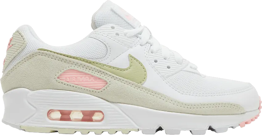  Nike Air Max 90 White Olive (Women&#039;s)