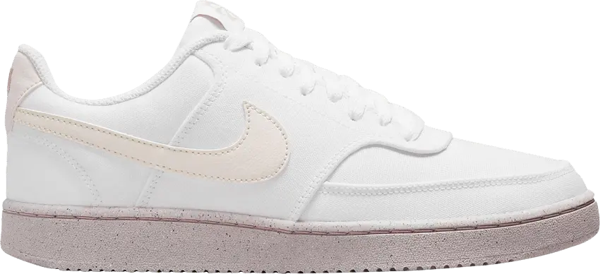 Nike Wmns Court Vision Low Canvas Next Nature &#039;White Pink Oxford&#039;
