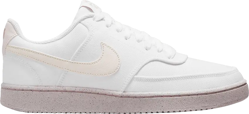  Nike Wmns Court Vision Low Canvas Next Nature &#039;White Pink Oxford&#039;