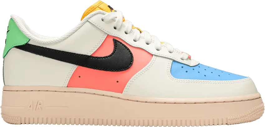  Nike Air Force 1 Low &#039;07 Sail Multi (Women&#039;s)